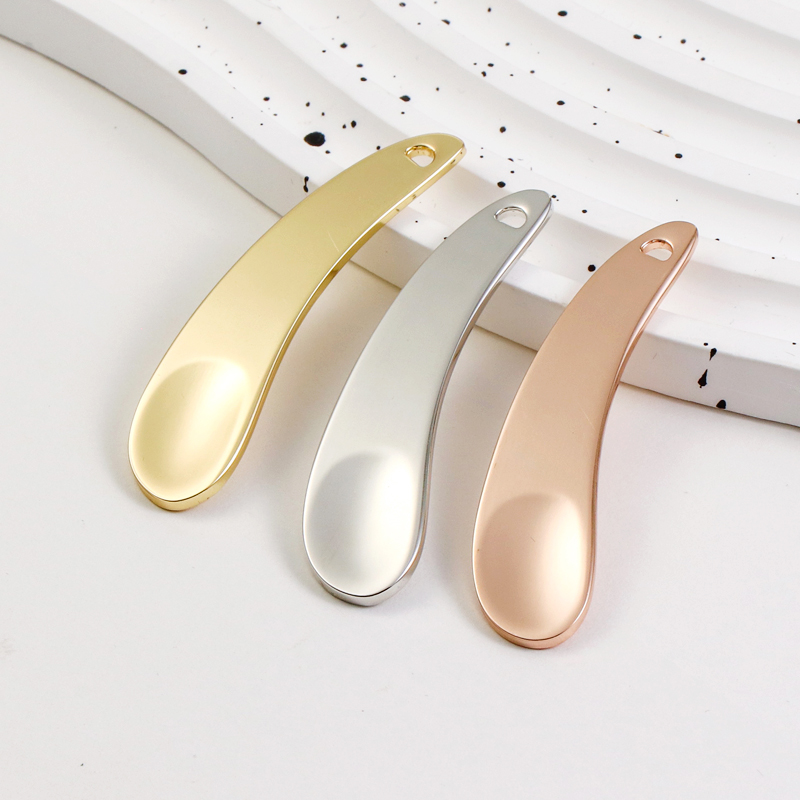 Metal Curved Makeup Beauty Spoons For Cream