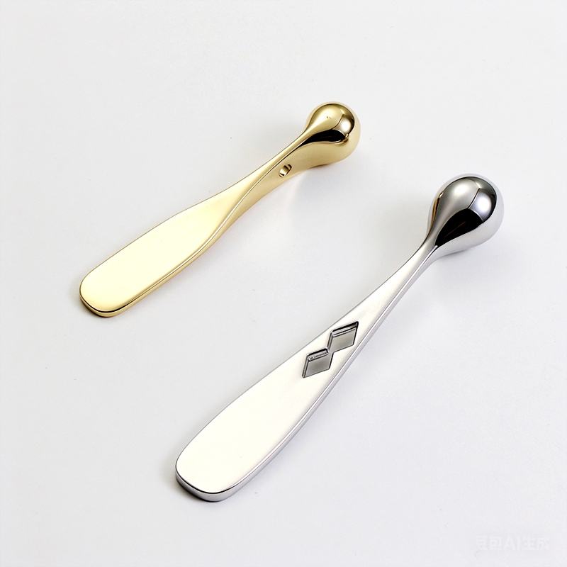 T-Shaped Metal Spoon Face Lifting Massage Tool & Anti-Wrinkle Essentials Cosmetic Wand For Eye Cream Makeup Tools